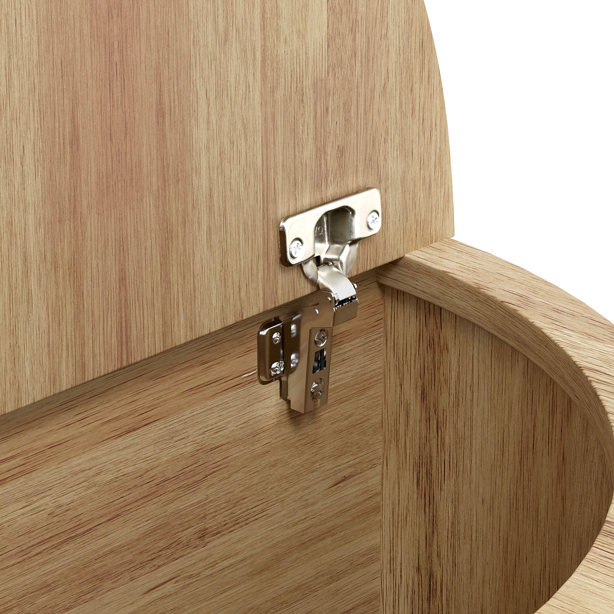 U-Can Minimalist Oval Lift-Top Coffee Table with Hidden Storage and Wood Wave Grain Finish