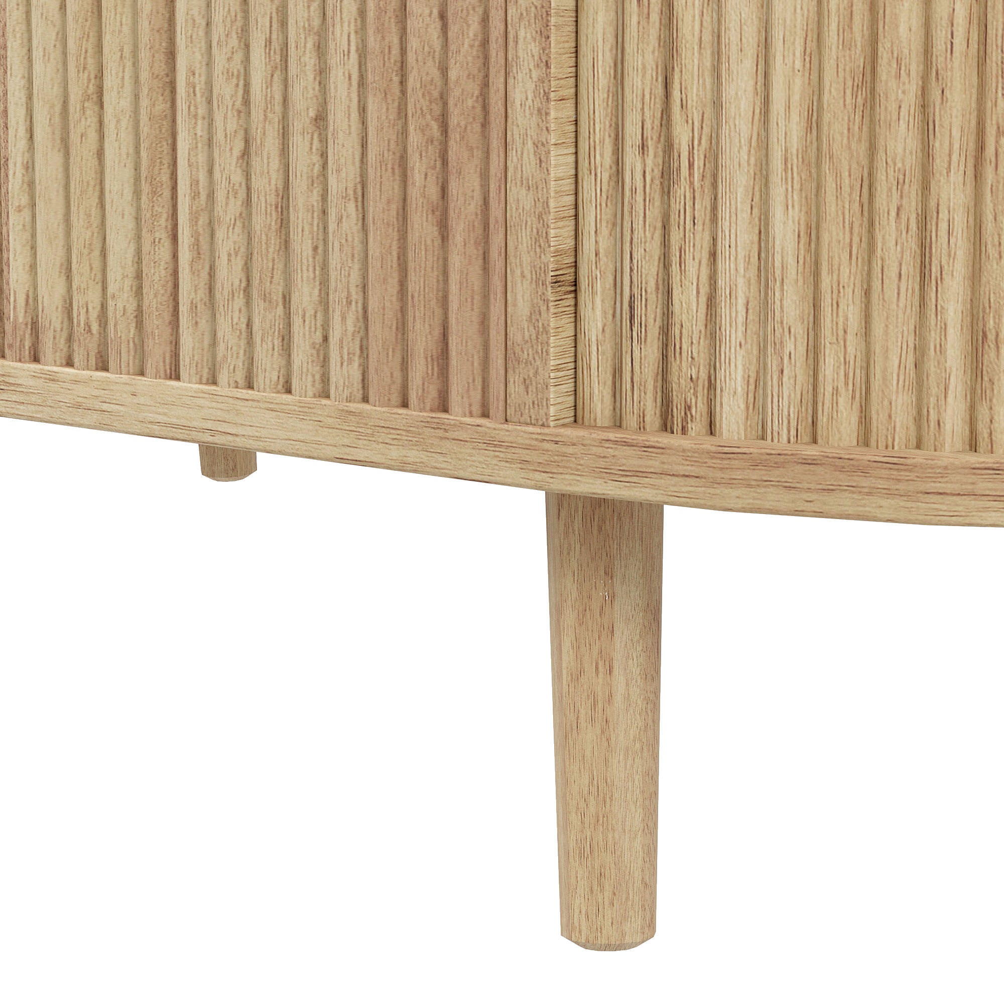 U-Can Minimalist Oval Lift-Top Coffee Table with Hidden Storage and Wood Wave Grain Finish